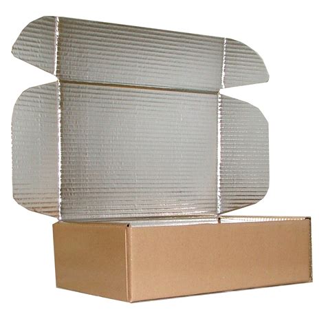 insulated metal box|insulated box for shipping food.